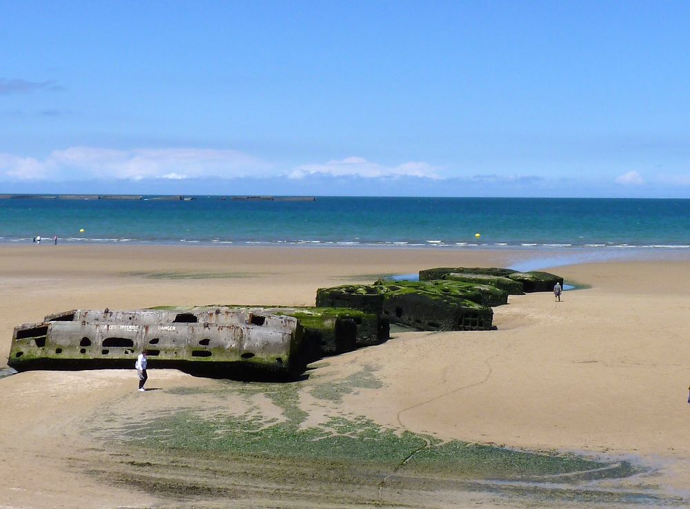 Arromanches, plage du débarquement