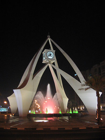 L'horloge dans le quartier de Deira