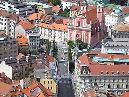 Centre-ville de Ljubljana