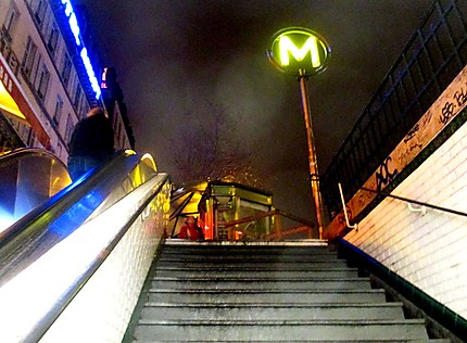 Paris la nuit (Le dernier métro)