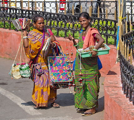 Vendeuses à Mumbai
