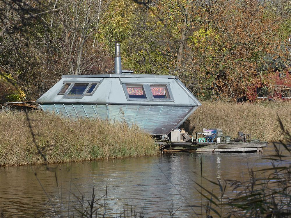 Maison au fil de l’eau à Christiania, Danemark