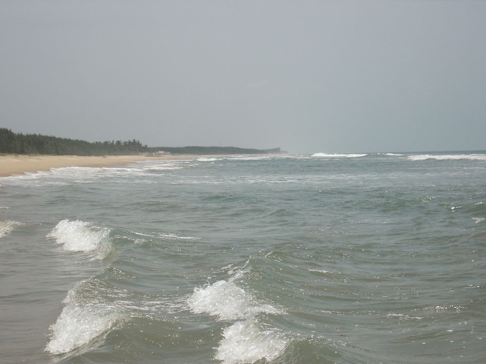 La plage de Cuddalore