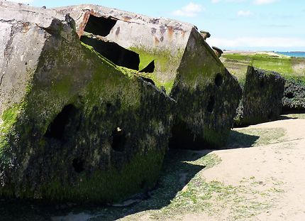 Arromanches 3, vestige de fortifications