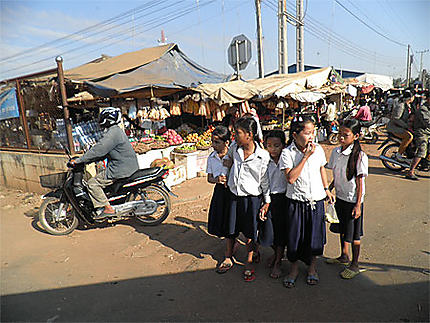 Sur le chemin de l'école, Siem Reap