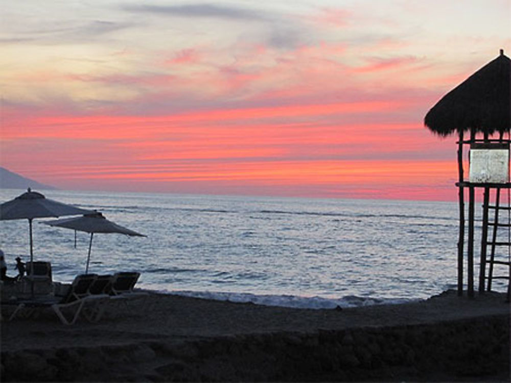 Coucher de soleil à Puerto Vallarta