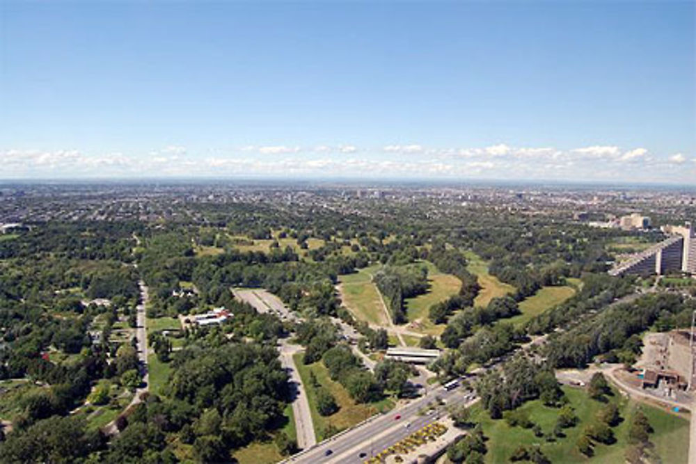 Vue du haut de la tour inclinée