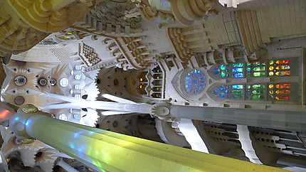 Détail - intérieur de la Sagrada Familia