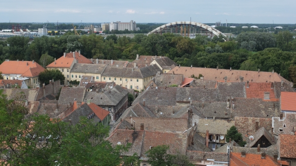 Vue sur les toits de Petrovaradin Vue sur les toits de Petrovaradin