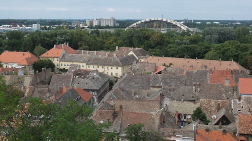 Vue sur les toits de Petrovaradin