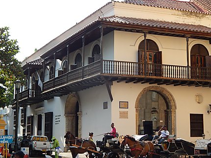 Balcon de la vieille ville de Cartagena
