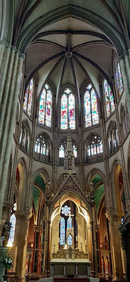 Intérieur gothique Cathédrale Sainte-Marie