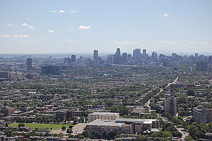 Montréal vue du Parc Olympique