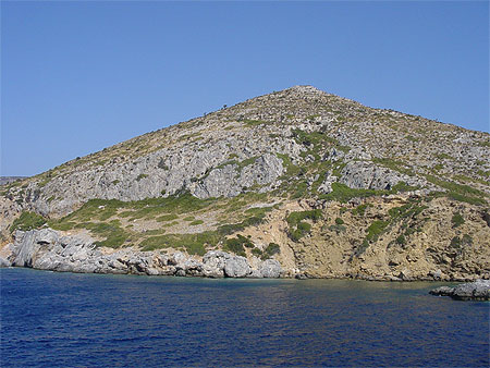 La côte de Lipsi La côte de Lipsi
