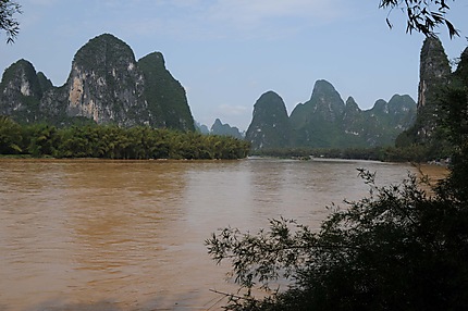 La rivière Li après l'orage