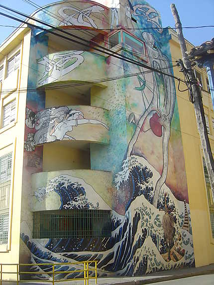 Peinture sur façade