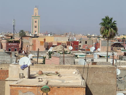 Marrakech vue depuis les hauteurs 