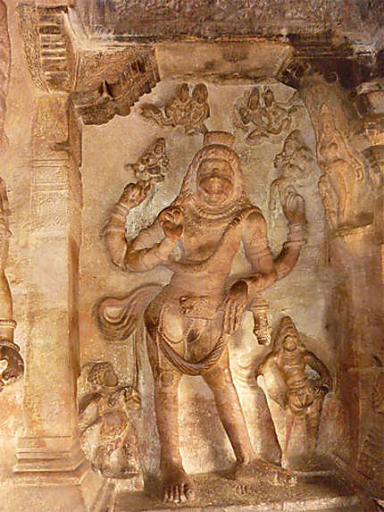 Sculpture de la grotte de Badami