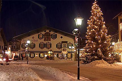 Ambiance de Noël à Oberammergau