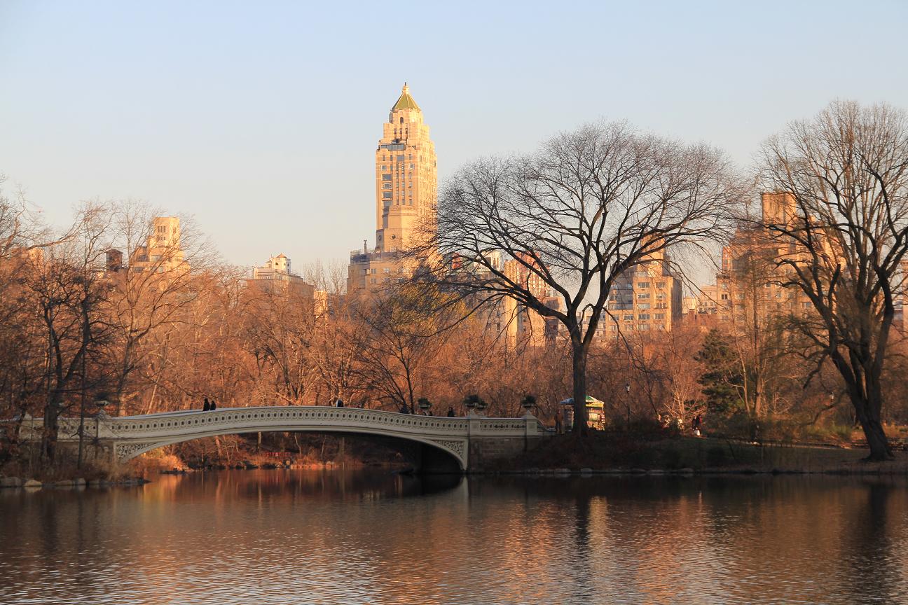 Féérie de Central Park : Ponts : Lacs : Central Park : Manhattan : New