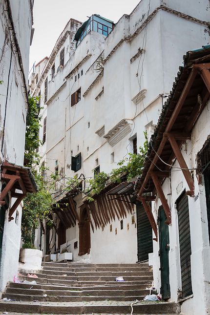 Alger - Casbah - Maisons à encorbellement