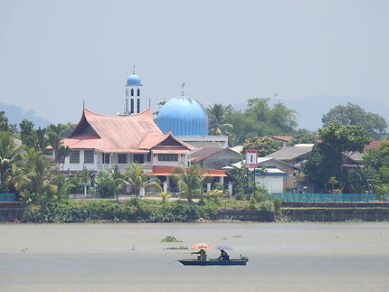 Balade sur la rivière à Kuching