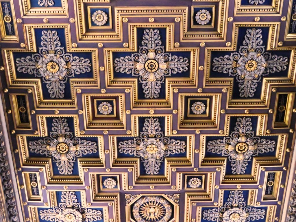 Le plafond de l'Église Notre-Dame-de-Lorette