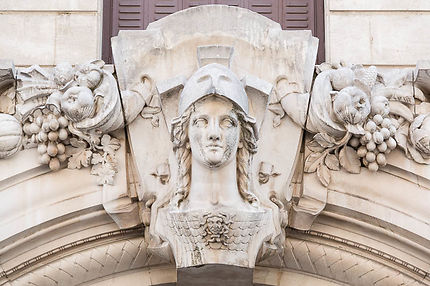 St-Etienne, Buste casqué de la déesse Athéna