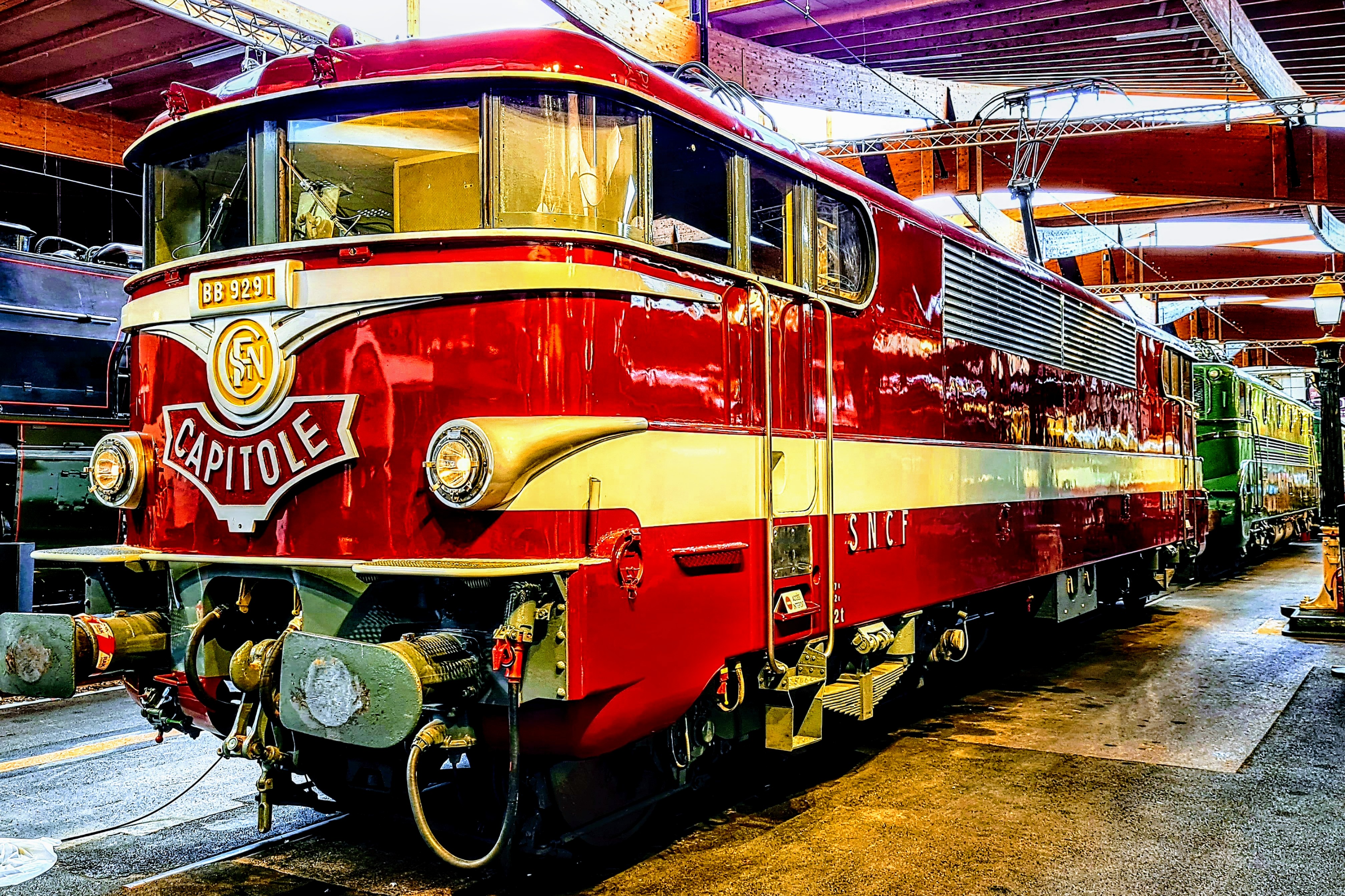 Capitole Trans Euro Express à la cité du train Capitole Trans Euro Express à la cité du train