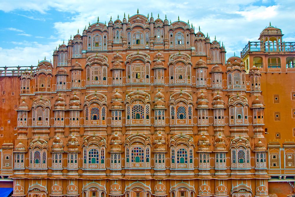 La façade du Palais des vents