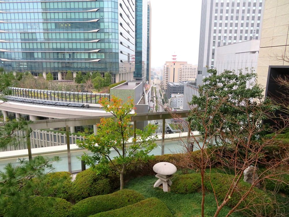 Sur les toits de la gare Shin Osaka