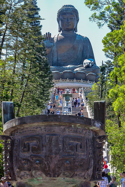 Accès au grand Bouddha de Tian Tan