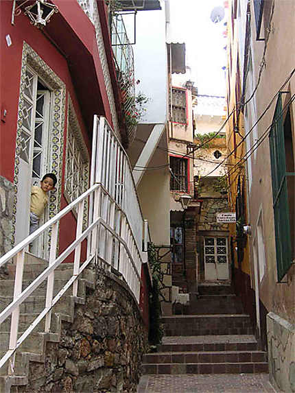 Les &quot;callejones&quot; de Guanajuato