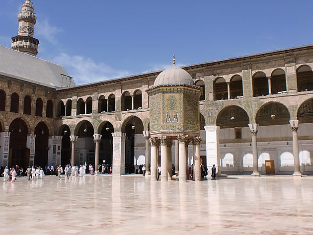 Mosquée Des Ameyyades Damas : Mosquée : Mosquée Des Omeyyades (Grande ...