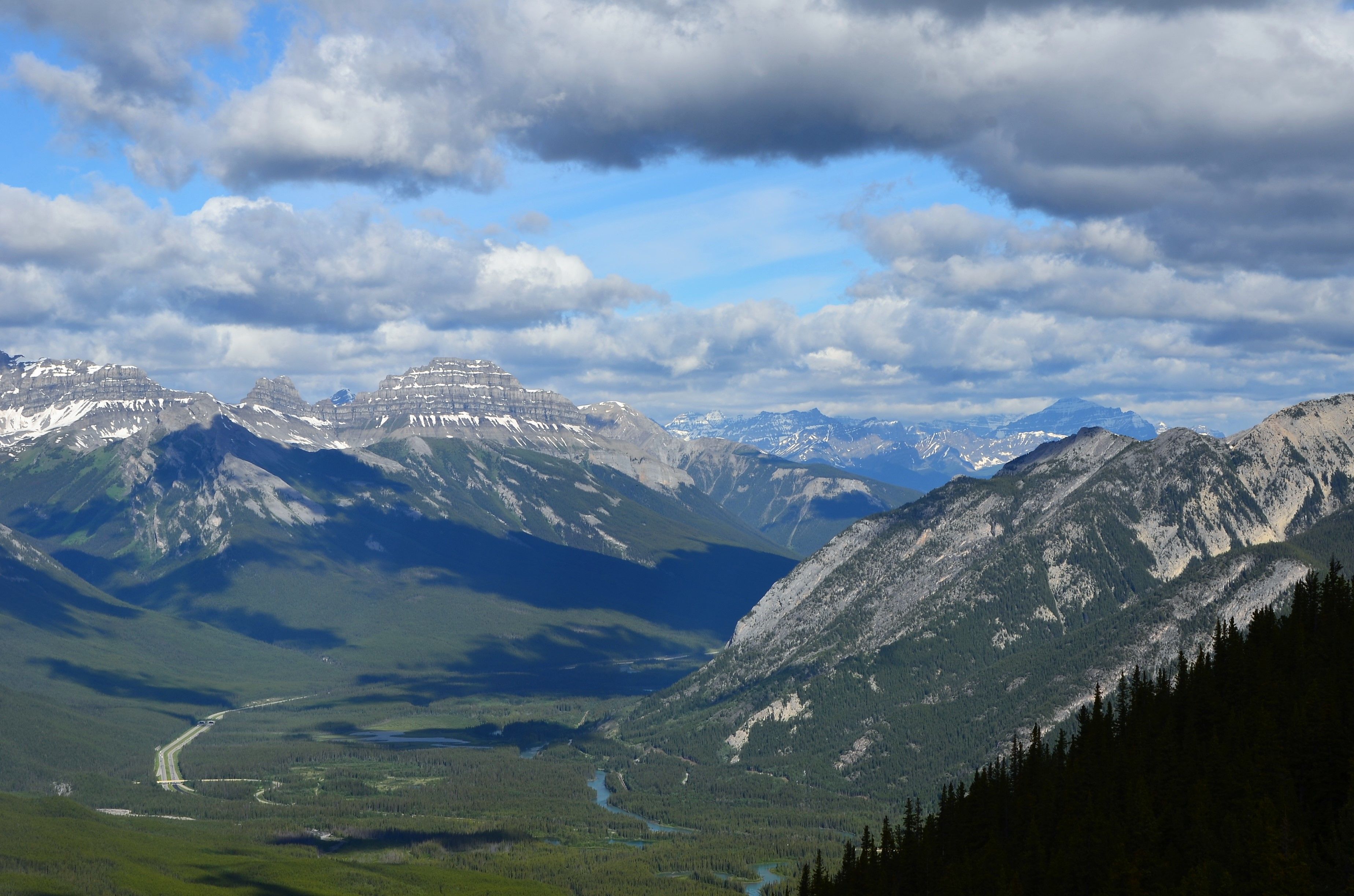 Panorama depuis le Mont Sulfur, Banff