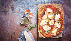 Recette de la pizza margherita