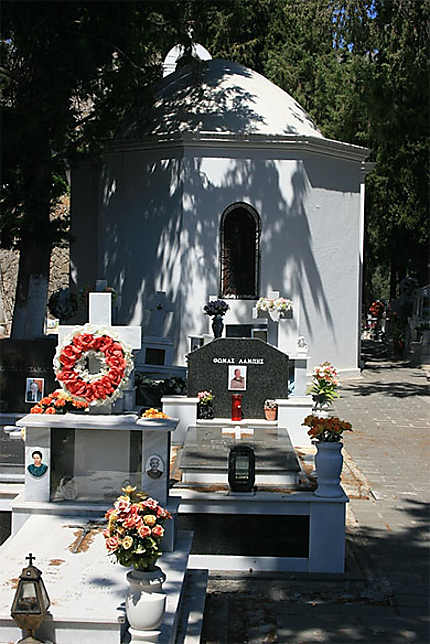 Le cimetière de Lindos