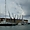 Différents bateaux dans le port de Gênes