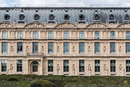 Le Louvre, la jolie façade du pavillon Turgot 