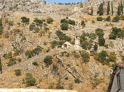 Les murailles de Kotor