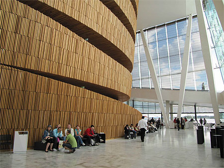 Intérieur de l'opéra d'Oslo Intérieur de l'opéra d'Oslo