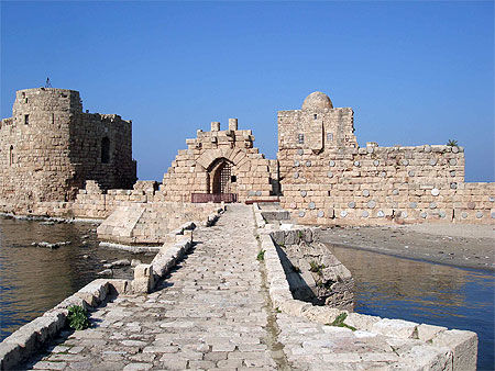 Le château de la mer à Saïda