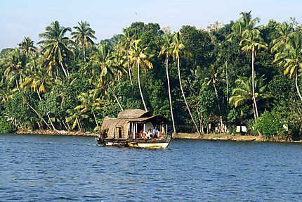 House-boat dans les backwaters du Kerala