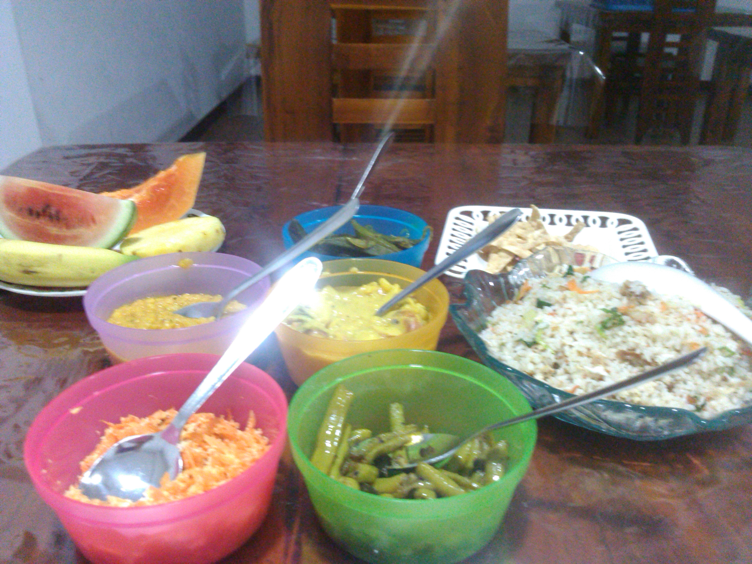 Repas typique sri lankais Repas typique sri lankais