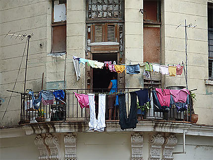 Un balcon de La Havane