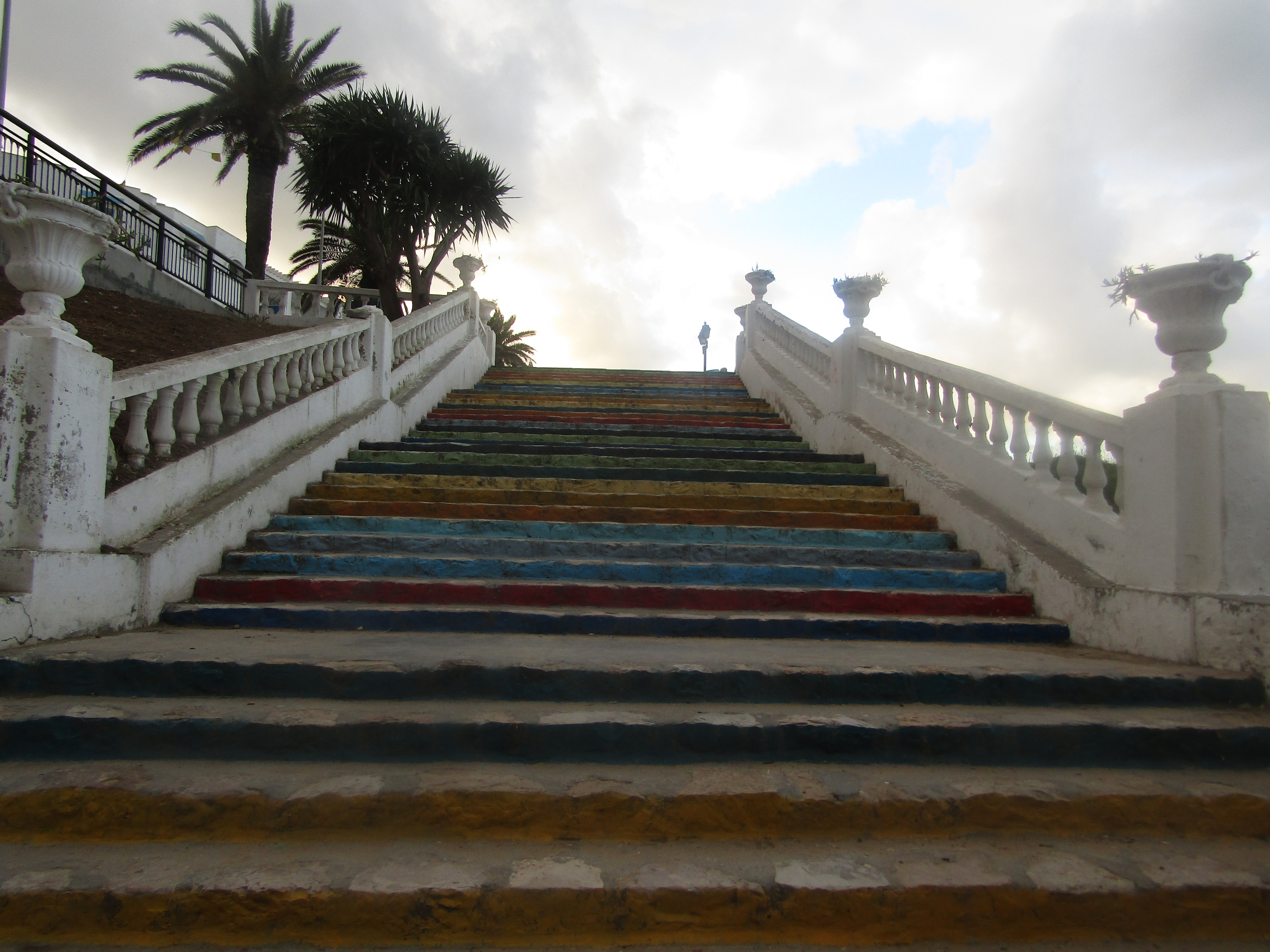 Escaliers bariolés de La Marsa