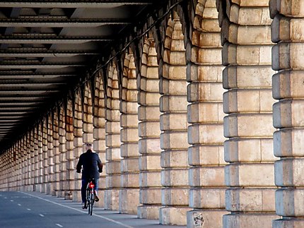 Ambiance sous le pont de Bercy