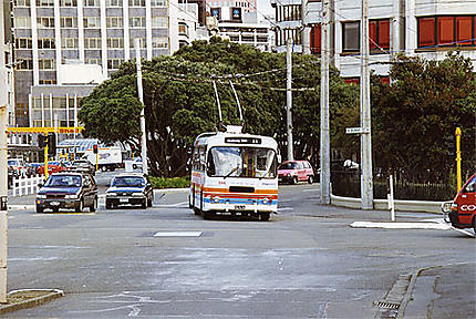 Trolleybus à Wellington