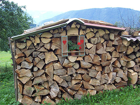 Tas de bois Tas de bois