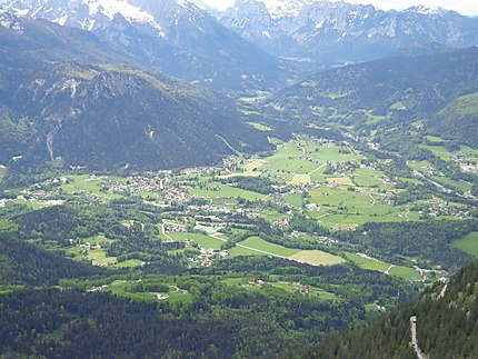 Berchtesgaden depuis le Nid d'Aigle
